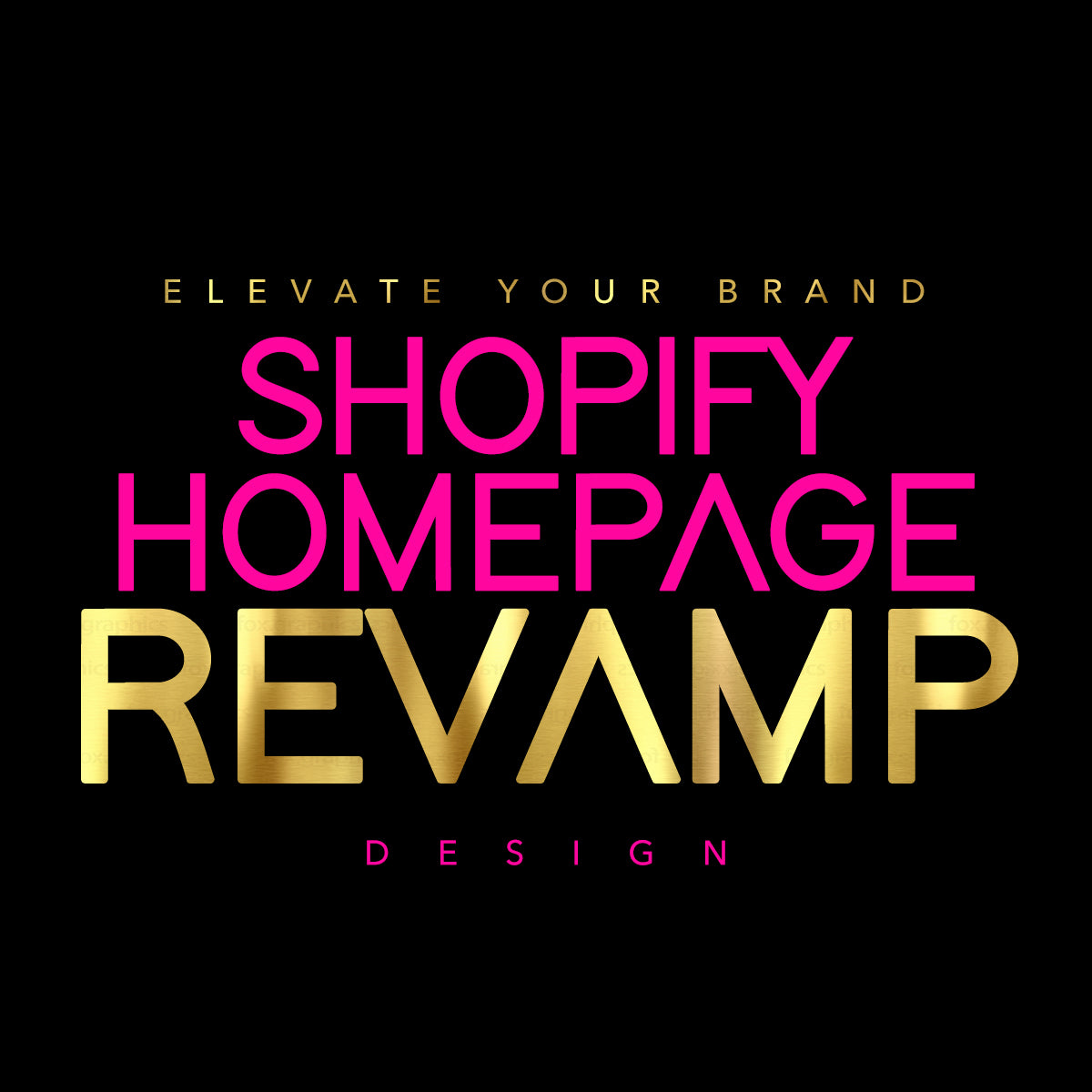 Shopify Homepage Revamp