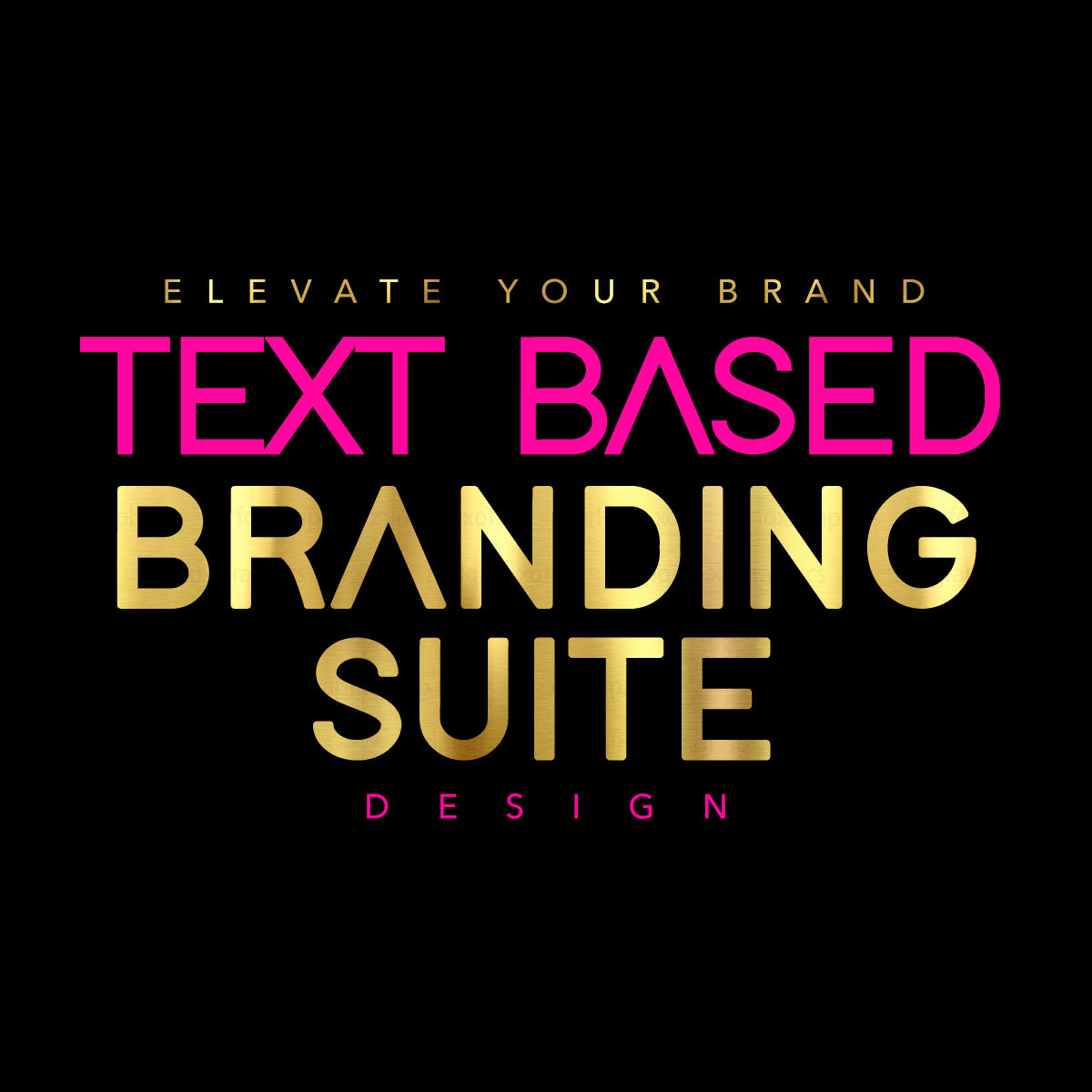 Text Based Branding Suite – Tamarr's Creative